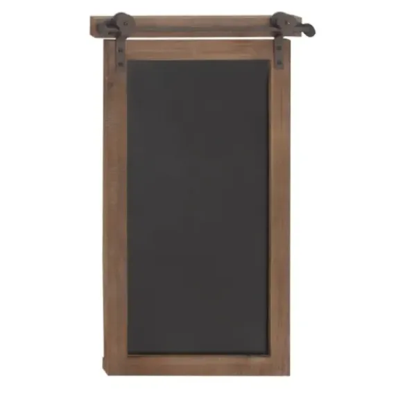 Wall Storage-Kirkland's Home Long Wood And Metal Frame Chalkboard