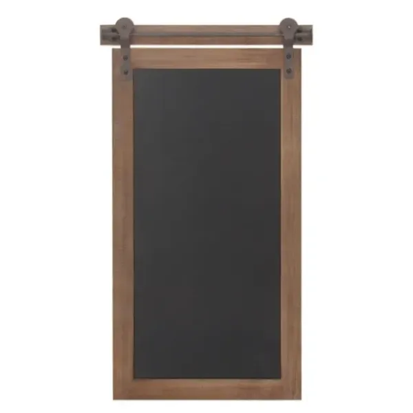 Wall Storage-Kirkland's Home Long Wood And Metal Frame Chalkboard