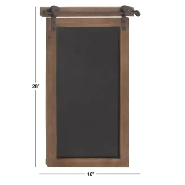 Wall Storage-Kirkland's Home Long Wood And Metal Frame Chalkboard