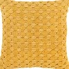 Pillows-Kirkland's Home Looped Cotton Throw Pillow Yellow