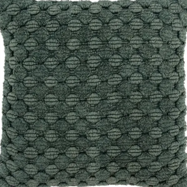 Pillows-Kirkland's Home Looped Cotton Throw Pillow Green
