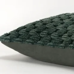 Pillows-Kirkland's Home Looped Cotton Throw Pillow Green