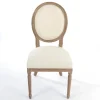 Dining Chairs-Kirkland's Home Louis Cream Upholstered Dining Chair Ivory