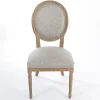 Dining Chairs-Kirkland's Home Louis Upholstered Dining Chair Gray