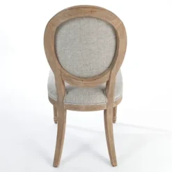 Dining Chairs-Kirkland's Home Louis Upholstered Dining Chair Gray