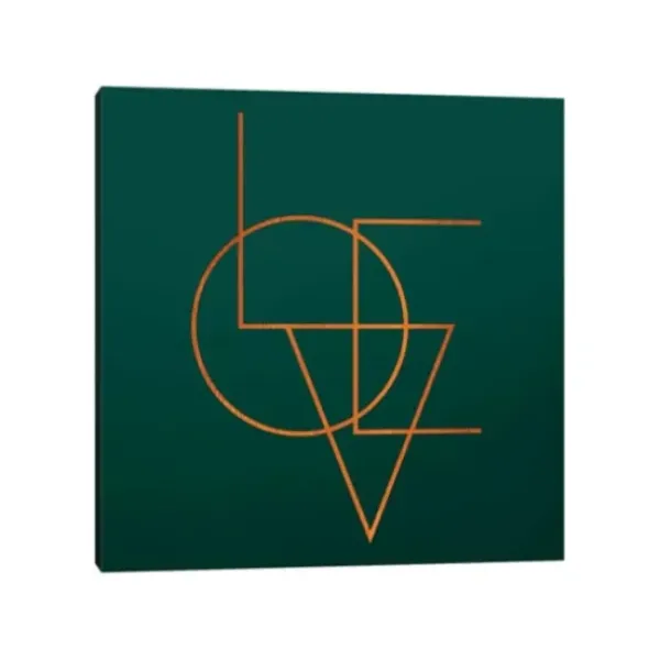 Wall Quotes & Signs-Kirkland's Home Love Giclee Canvas Art Print Green