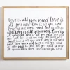 Wall Quotes & Signs-Kirkland's Home Love Is All You Need Framed Wall Plaque White/Black