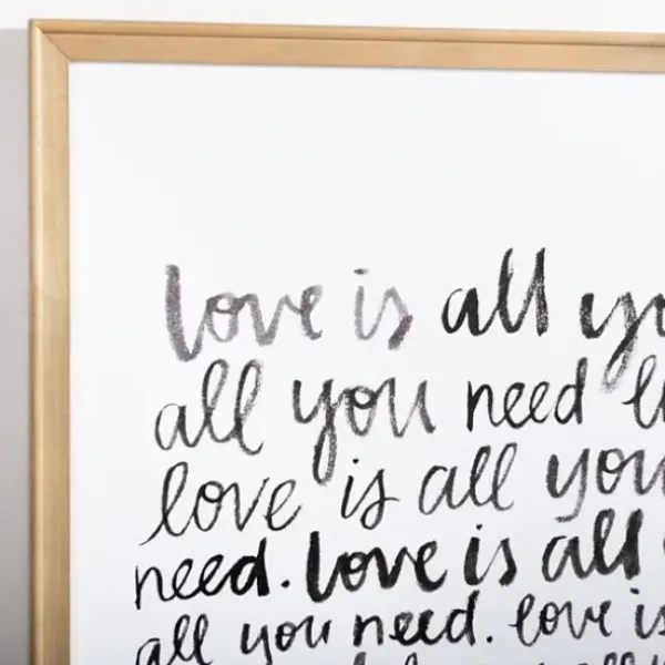 Wall Quotes & Signs-Kirkland's Home Love Is All You Need Framed Wall Plaque White/Black