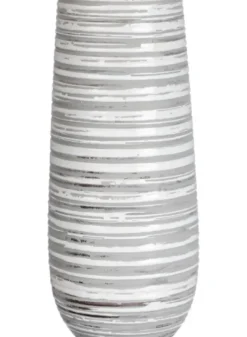 Vases-Kirkland's Home Lustrous Brushed Metal Vases, Set Of 2 Gold