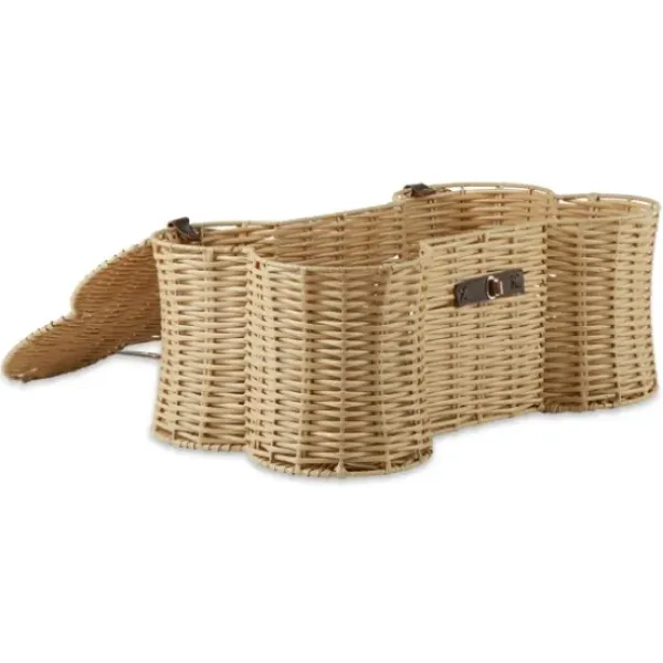 Baskets & Boxes-Kirkland's Home Macrame Overlay Baskets, Set Of 2 Brown