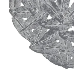 Wall Plaques-Kirkland's Home Madison Park Iron Feathers Wall Plaques, Set Of 3 Silver/Gray