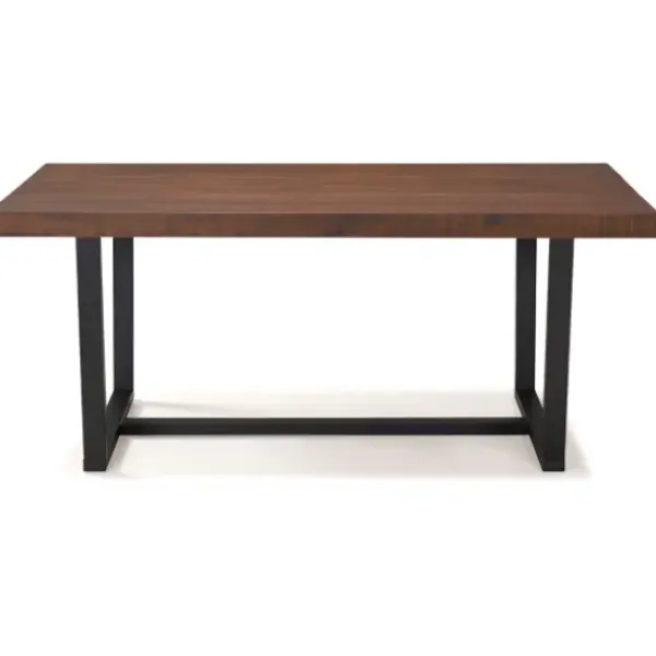 Dining Tables-Kirkland's Home Mahogany Distressed Solid Wood Dining Table Brown