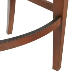 Bar Stools & Counter Height Stools-Kirkland's Home Mahogany Trellis Swivel Bar Stool Brown