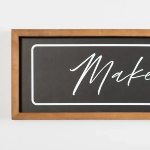 Wall Quotes & Signs-Kirkland's Home Make Yourself At Home Wall Plaque Black