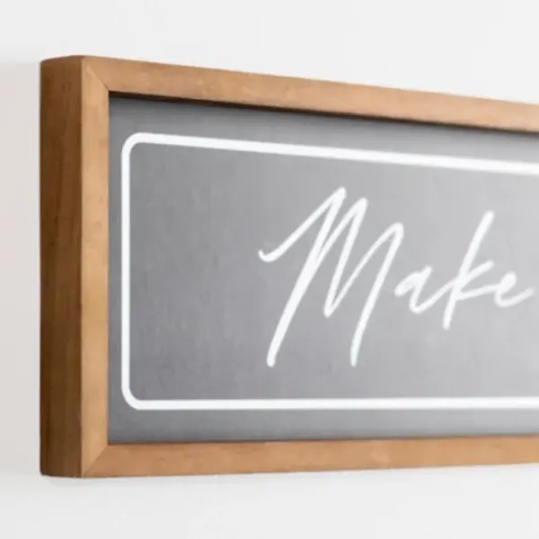 Wall Quotes & Signs-Kirkland's Home Make Yourself At Home Wall Plaque Black