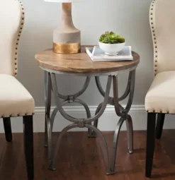 Accent & End Tables-Kirkland's Home Mango Wood Accent Table Brown