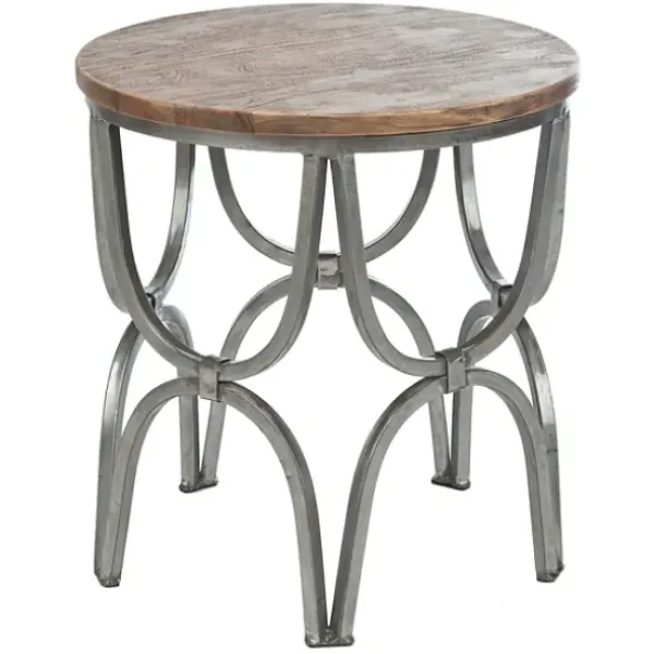 Accent & End Tables-Kirkland's Home Mango Wood Accent Table Brown