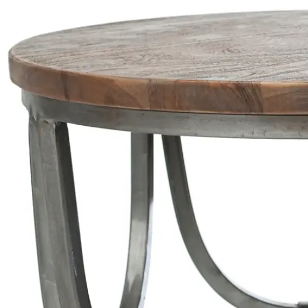 Accent & End Tables-Kirkland's Home Mango Wood Accent Table Brown