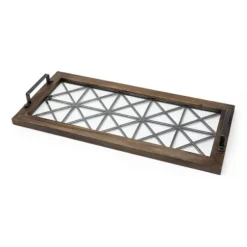 Decorative Trays-Kirkland's Home Mango Wood Trays, Set Of 3 Black