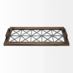Decorative Trays-Kirkland's Home Mango Wood Trays, Set Of 3 Black