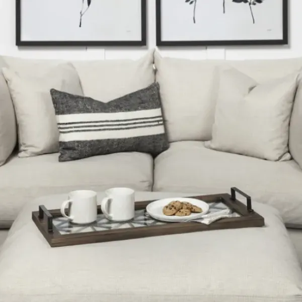 Decorative Trays-Kirkland's Home Mango Wood Trays, Set Of 3 Black