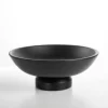 Decorative Bowls & Jars-Kirkland's Home Mango Wood Trough Bowl Black