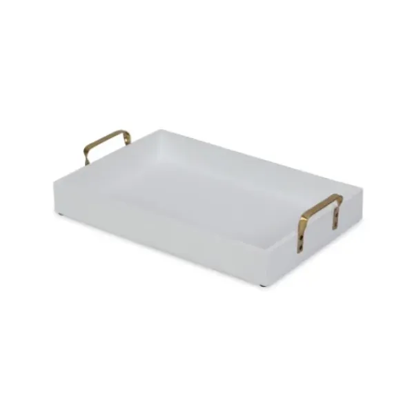 Decorative Trays-Kirkland's Home Manhattan Metal Tray Brown