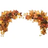Arrangements & Greenery-Kirkland's Home Maple Leaf And Pomegranate Corner Swags, Set Of 2 Orange/Red