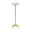 Accent & End Tables-Kirkland's Home Marble And Gold Base Cocktail Table White