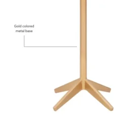 Accent & End Tables-Kirkland's Home Marble And Gold Base Cocktail Table White