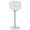 Table Lamps-Kirkland's Home Marble And Gold Metal Globe Table Lamp White
