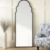 Full Length & Floor Mirrors-Kirkland's Home Maria Metal Arch Full Length Mirror Black