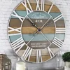 Clocks-Kirkland's Home Maritime Planks Wall Clock