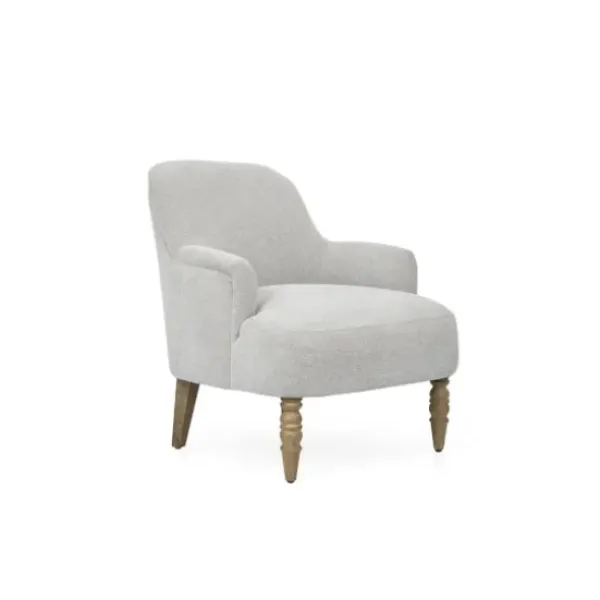 Accent Chairs-Kirkland's Home Martha Stewart Extended Seat Accent Chair Gray
