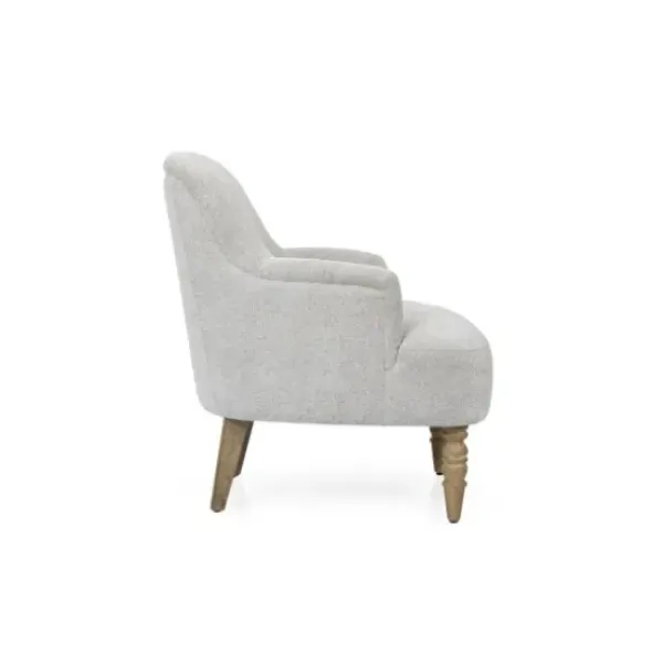 Accent Chairs-Kirkland's Home Martha Stewart Extended Seat Accent Chair Gray