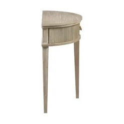 Console Tables-Kirkland's Home Martha Stewart Half Moon Console Table Tan