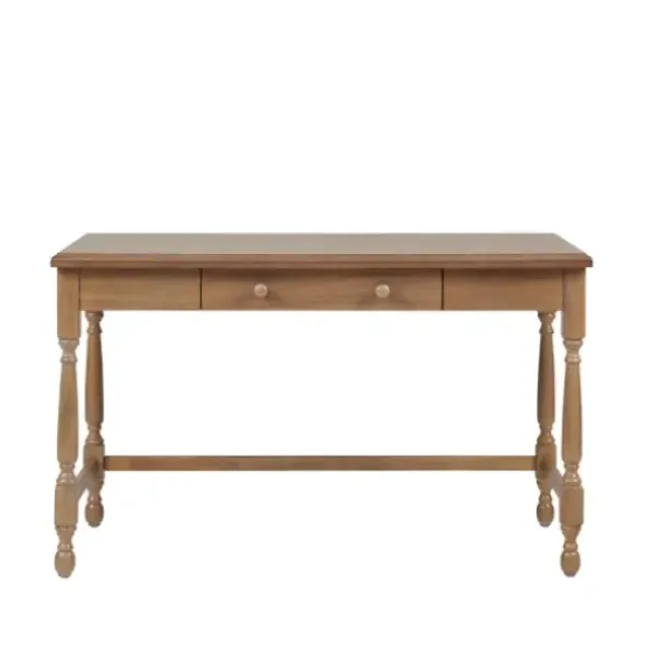 Office Furniture-Kirkland's Home Martha Stewart Natural Wood Turned Legs Desk
