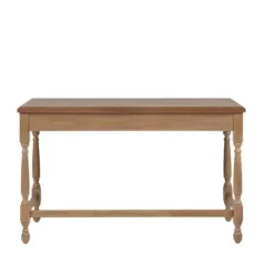 Office Furniture-Kirkland's Home Martha Stewart Natural Wood Turned Legs Desk