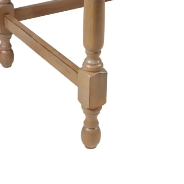 Office Furniture-Kirkland's Home Martha Stewart Natural Wood Turned Legs Desk