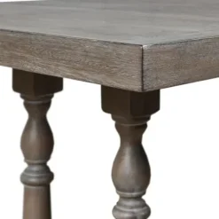 Dining Tables-Kirkland's Home Martha Stewart Tiffany Pedestal Dining Table Gray