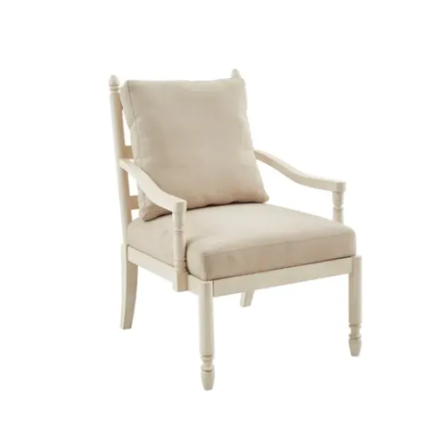 Accent Chairs-Kirkland's Home Martha Stewart Toni Accent Chair Ivory