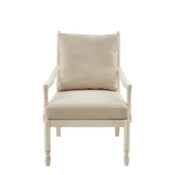Accent Chairs-Kirkland's Home Martha Stewart Toni Accent Chair Ivory