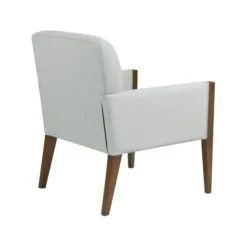 Accent Chairs-Kirkland's Home Martha Stewart Wood Trim Accent Chair Ivory