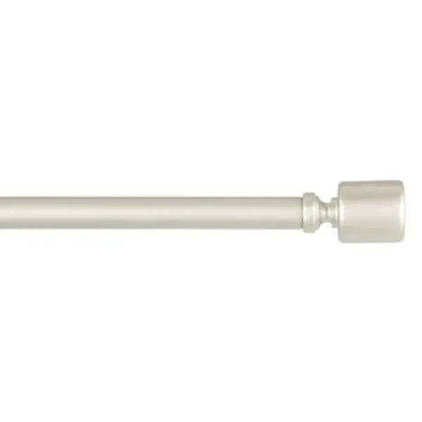 Curtain Rods & Hardware-Kirkland's Home Matte Black Modern Twist Curtain Rod, 72 In.