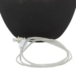 Table Lamps-Kirkland's Home Matte Black Ombre Textured Table Lamp, 23 In. White