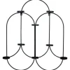 Sconces-Kirkland's Home Matte Black Tealight Wall Sconce