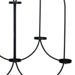 Sconces-Kirkland's Home Matte Black Tealight Wall Sconce
