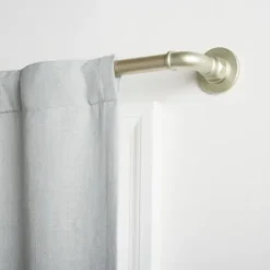 Curtain Rods & Hardware-Kirkland's Home Matte Bronze Eleanor Curtain Rod Set, 72 In.