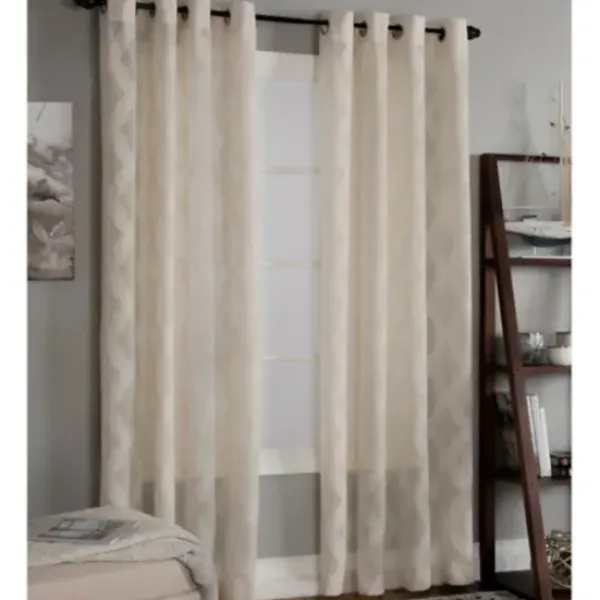 Curtain Rods & Hardware-Kirkland's Home Matte Bronze Hyde Wrap Around Curtain Rod, 120 In.