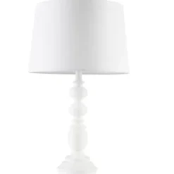 Table Lamps-Kirkland's Home Matte Candlestick Martha Stewart Table Lamp White